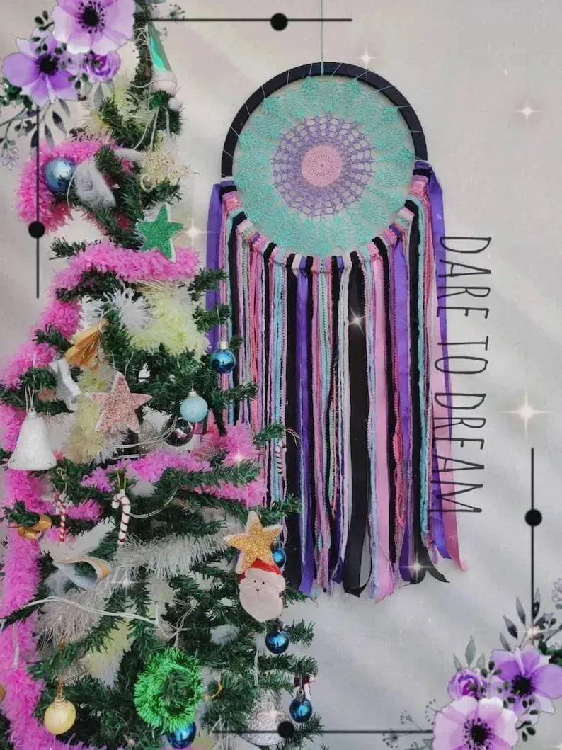 16" Universe Crochet Dreamcatcher - Dare To Dream