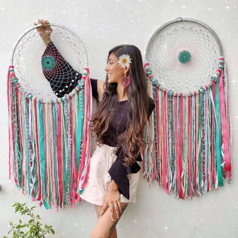 18" Coral Reef Authentic Web dreamcatcher - Dare To Dream