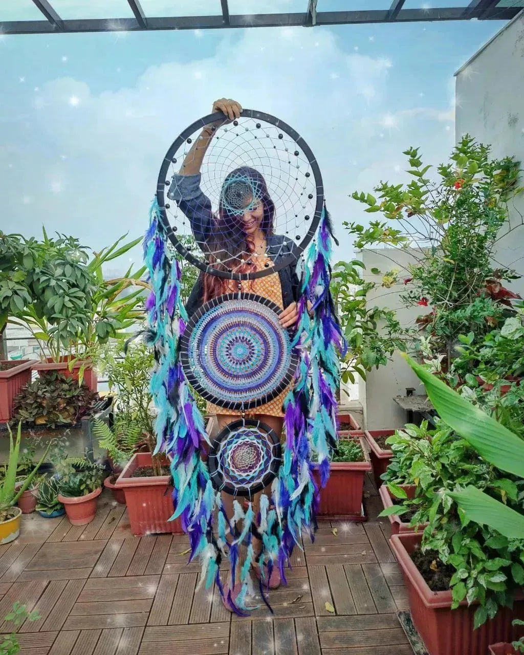 3 Ring Evil Eye Shades Dreamcatchers - Dare To Dream