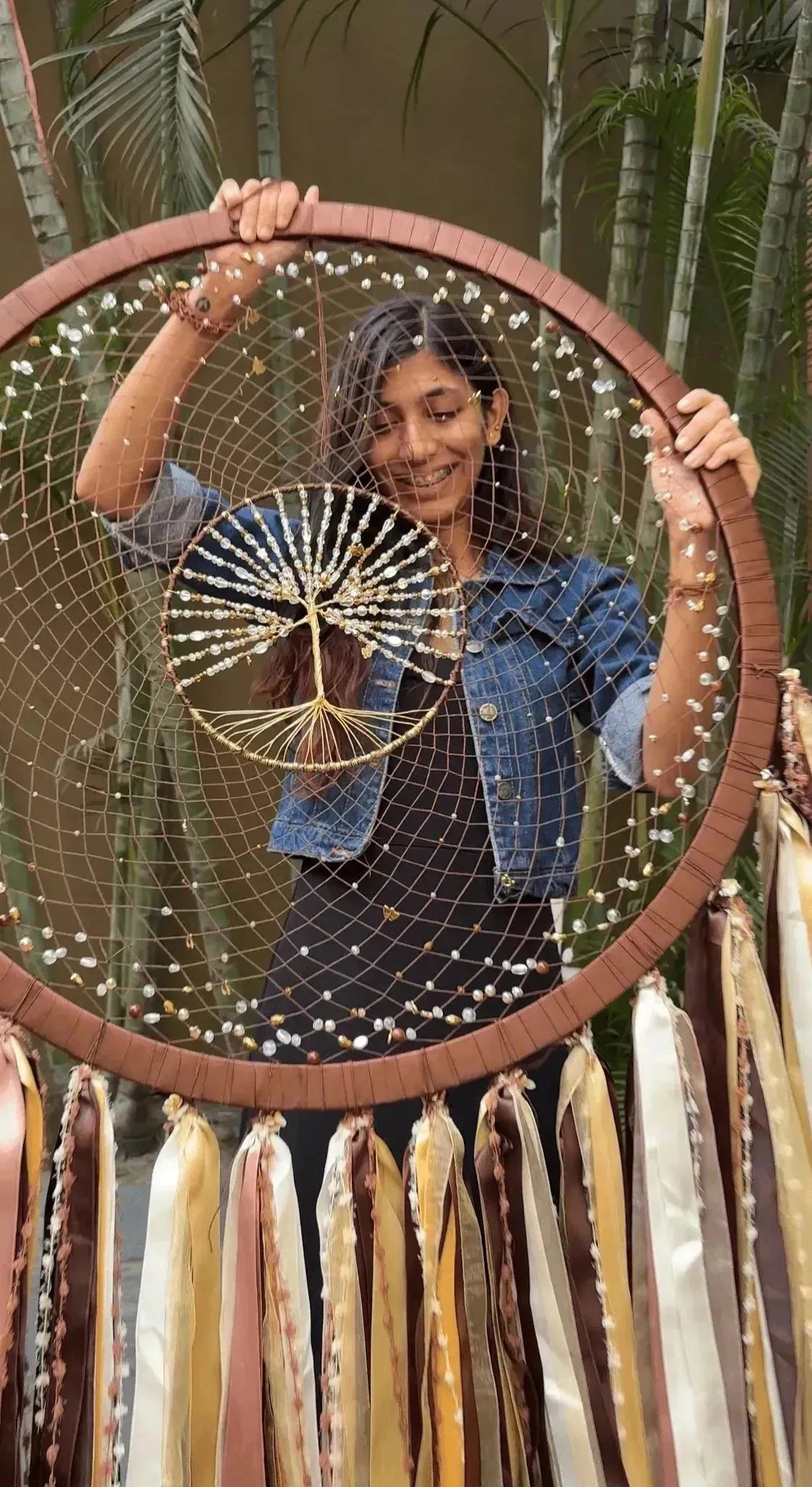 30” Huge Tree of Life Boho Dreamcatcher - Dare To Dream