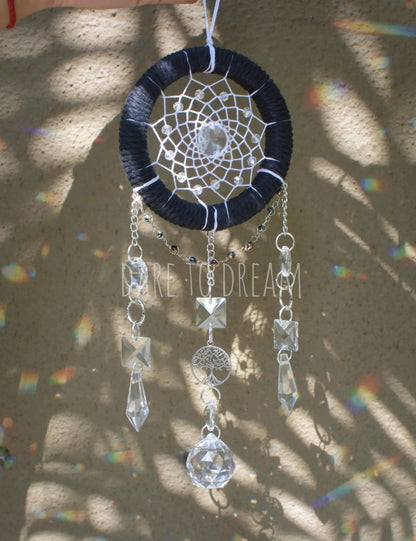 4" Black Suncatcher - Dare To Dream