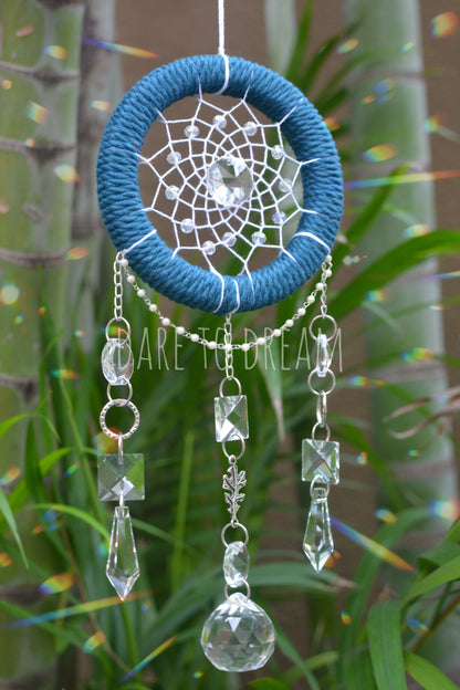 4” Teal Blue Suncatcher - Dare To Dream