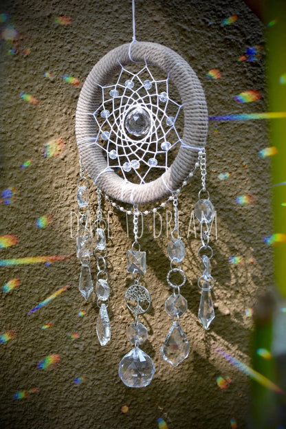 5" Boho Suncatcher (5 lines of crystals) - Dare To Dream