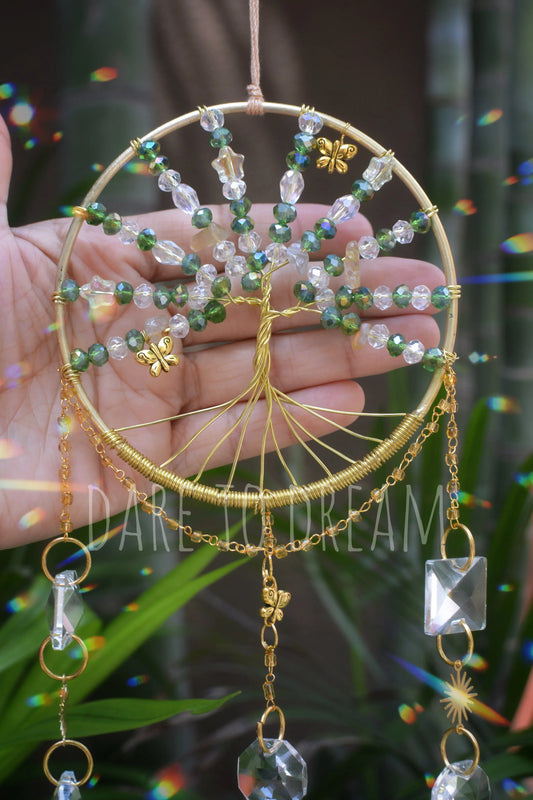 Tree of life Suncatcher - Green