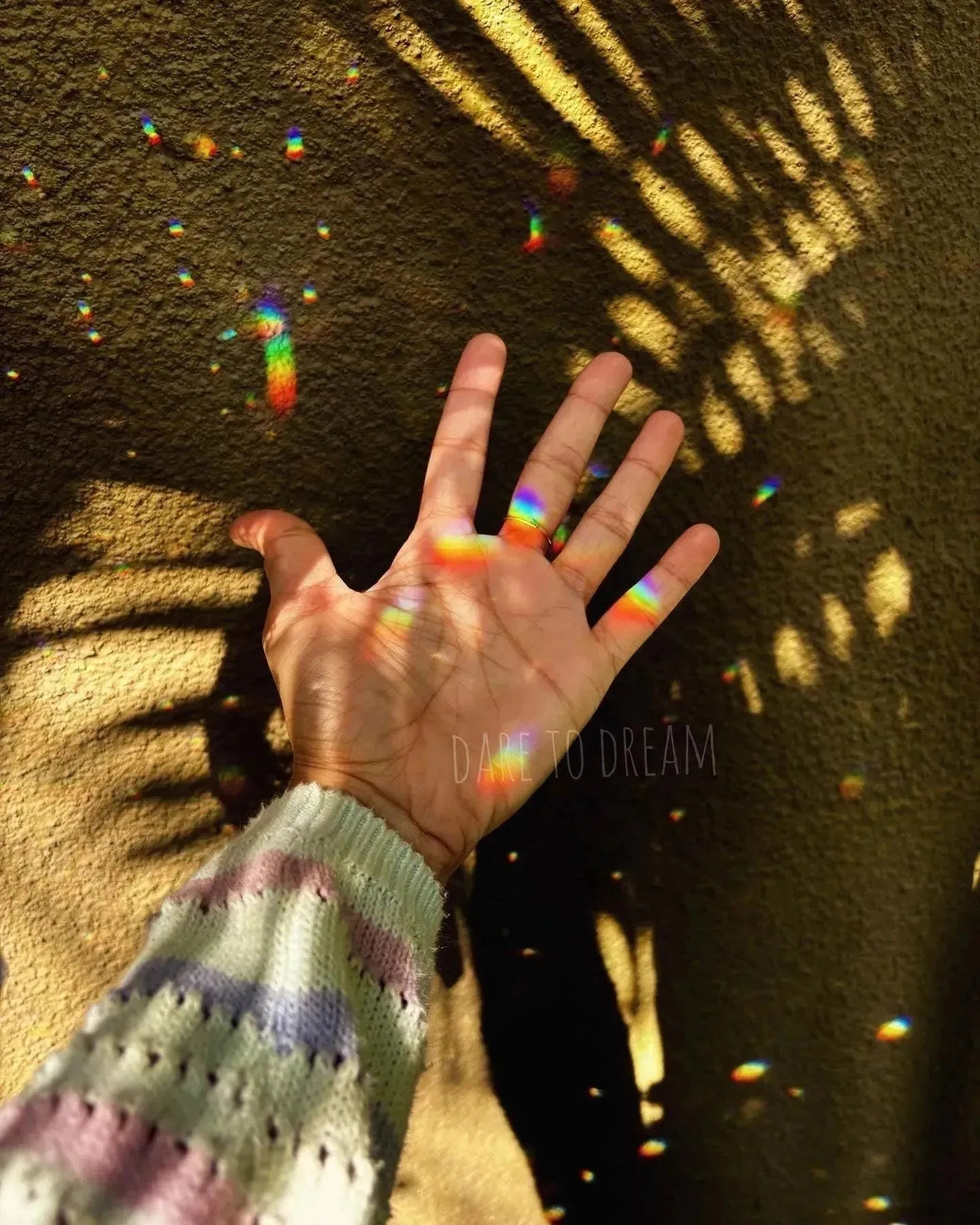 Golden Moon Crystal Suncatcher - Dare To Dream