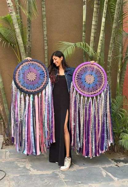 Mandala Crochet Dreamcatcher - Dare To Dream