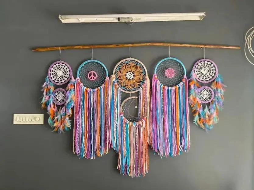 Pastel cluster dreamcatcher - Dare To Dream