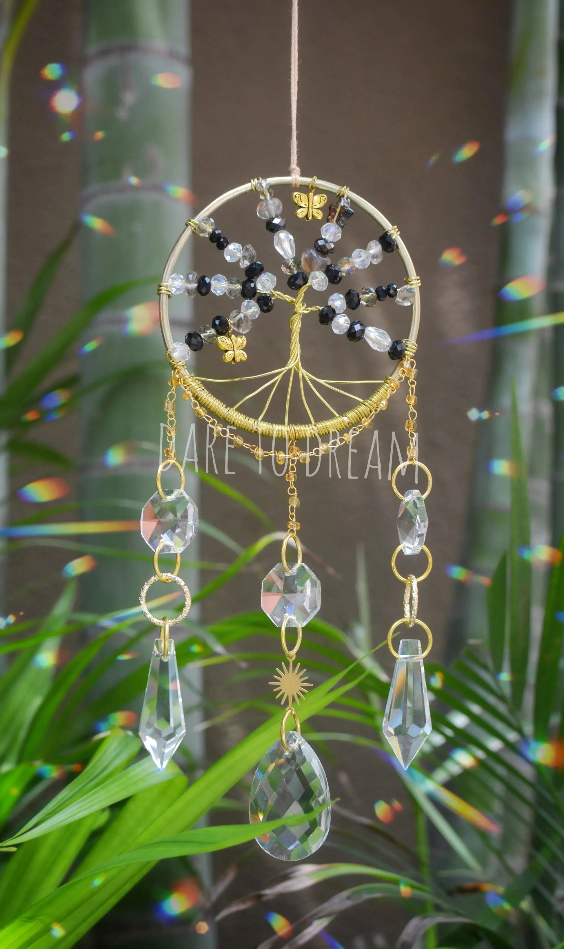 Tree of life Suncatcher - Black ( Mini version ) - Dare To Dream