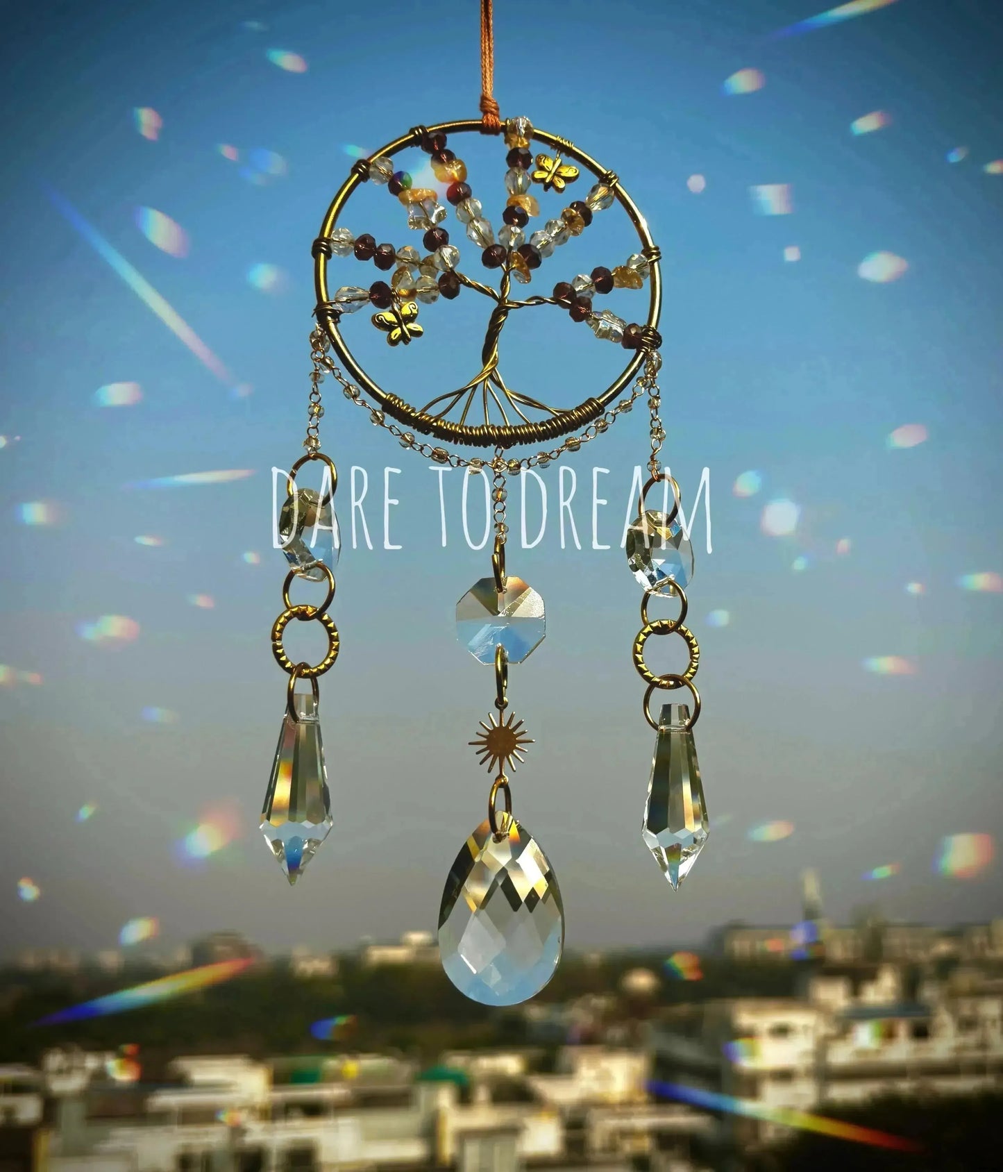 Tree of life Suncatcher - Black ( Mini version ) - Dare To Dream