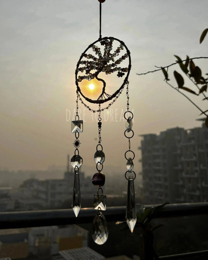 Tree of life Suncatcher - Burgundy - Dare To Dream