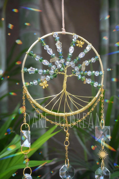 Tree of life Suncatcher - Green - Dare To Dream