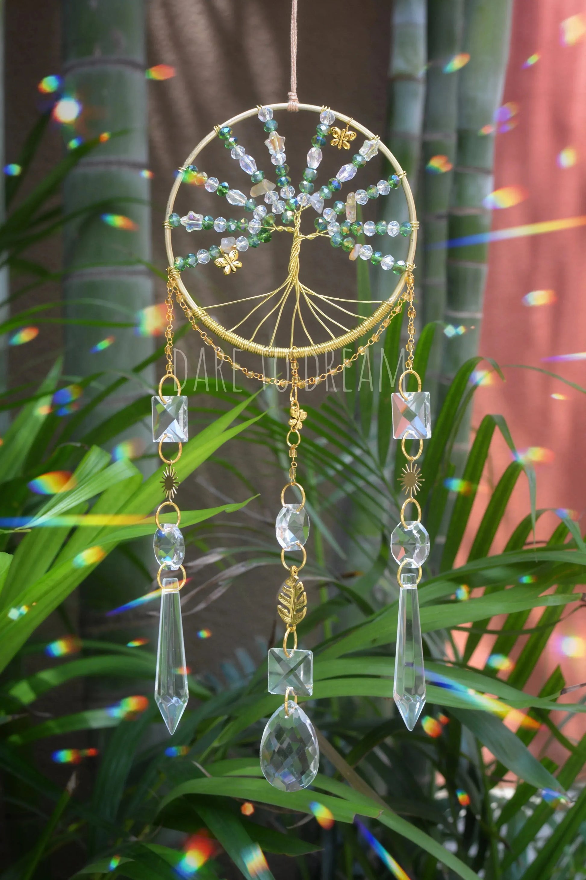 Tree of life Suncatcher - Green - Dare To Dream